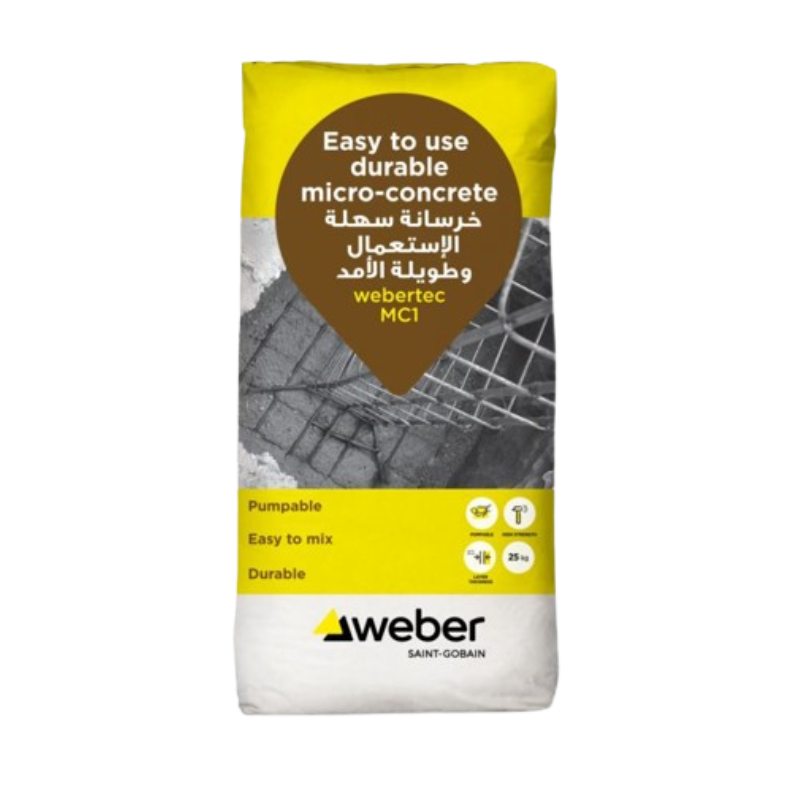 Webertec MC1 Durable Mono-Component Micro Concrete