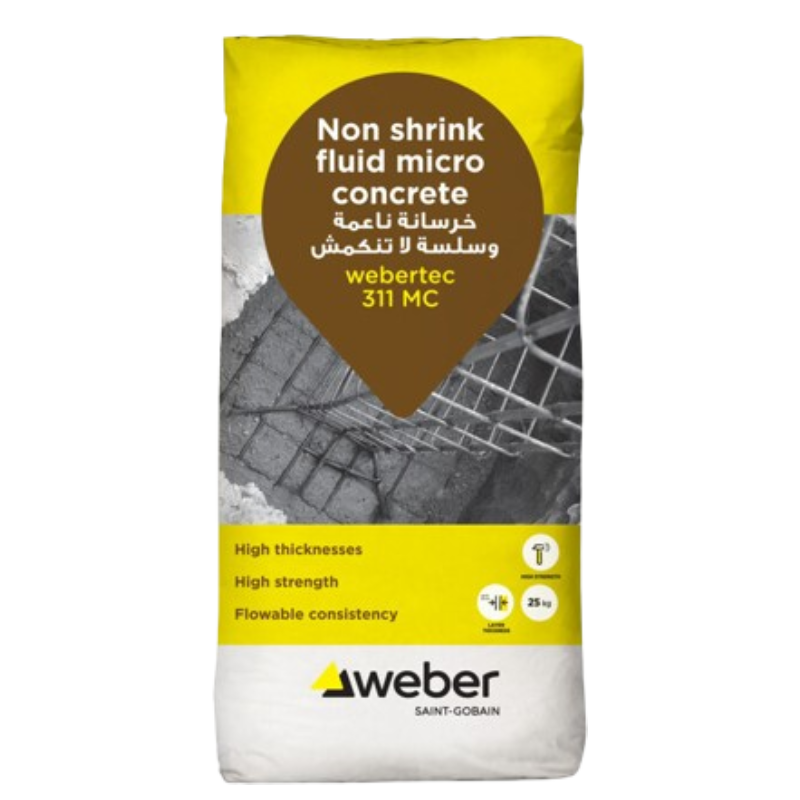 Webertec 311 MC Kit Non-Shrink Fluid Micro Concrete (78 Kg)