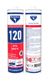 [910] Dolphin, 120 RTV High-Temp Silicone Sealant, 280ml