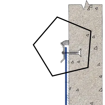 Aluminum Flashing Waterproofing Termination - 2.44 lm