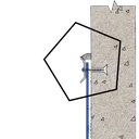 Aluminum Flashing Waterproofing Termination - 2.44 lm