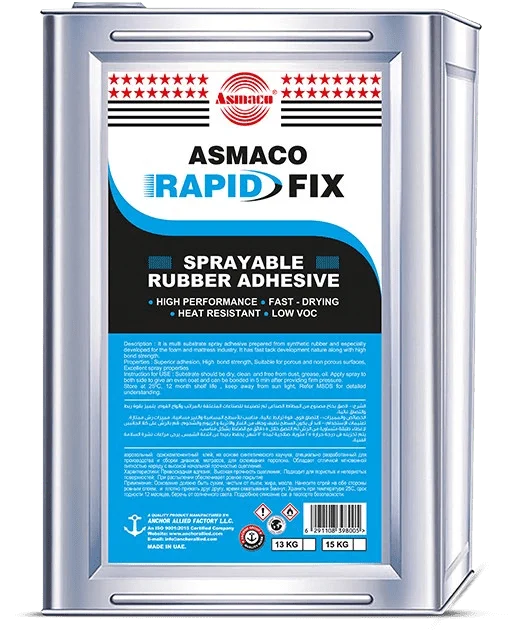 Asmaco Rapid Fix Sprayable Rubber Adhesive