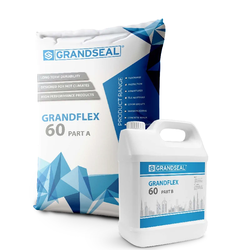 Grandseal GRANDFLEX 60 Two-Component, Acrylic Polymer Modified Cementitious Extra Flexible Water-Proofing System
