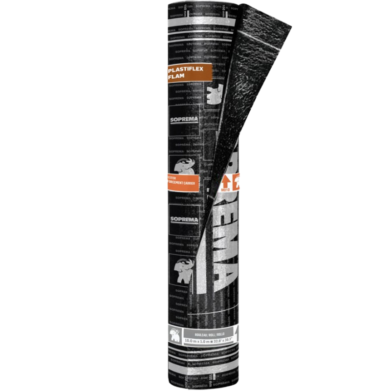 Soprema Plastiflex Flam 180 4P5 APP Plain Bitumen Membrane