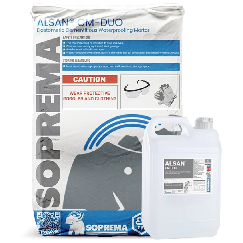 Soprema ALSAN CM DUO Cementitious Waterproofing Mortar